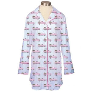 Toss Designs Pink Truck Champagne Nightshirt Size S/M